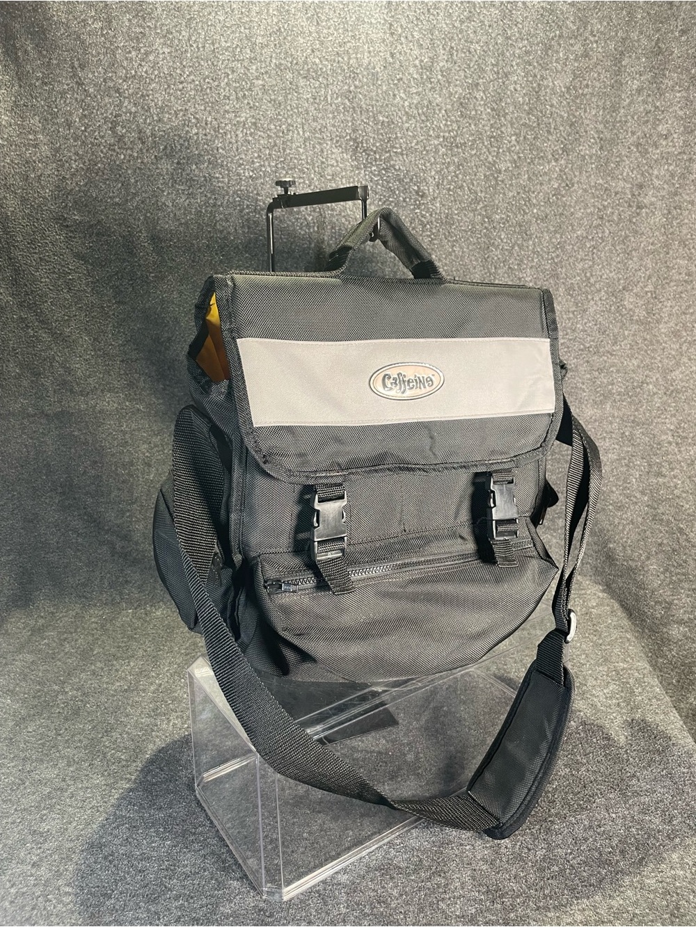 Caffeine Record Messenger Bag DJ Gig Case Vintage VTG Has Tear See Pics RARE